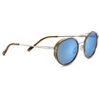 GEARY , Brown Buffalo Acetate with Shiny Gunmetal Metal-Mineral Polarized 555nm Blue Cat 2 to 3, hi-res image number null